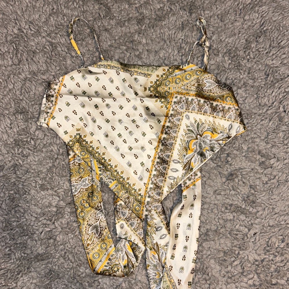shein bandana top size small